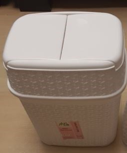 Hasir Çöp Kovası 7,2 Lt Beyaz-349161