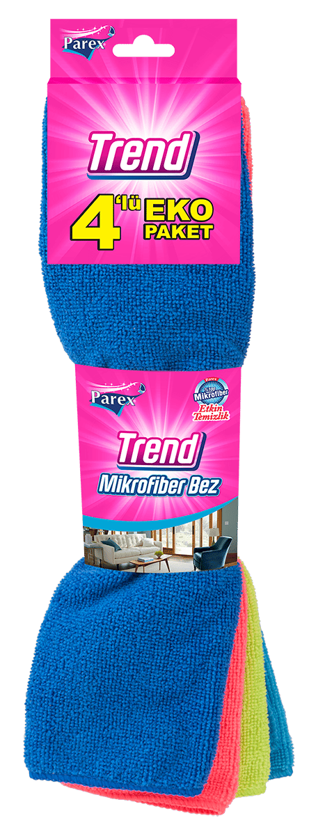 TREND MIKROFIBER TEMIZLIK BEZI 4 LU