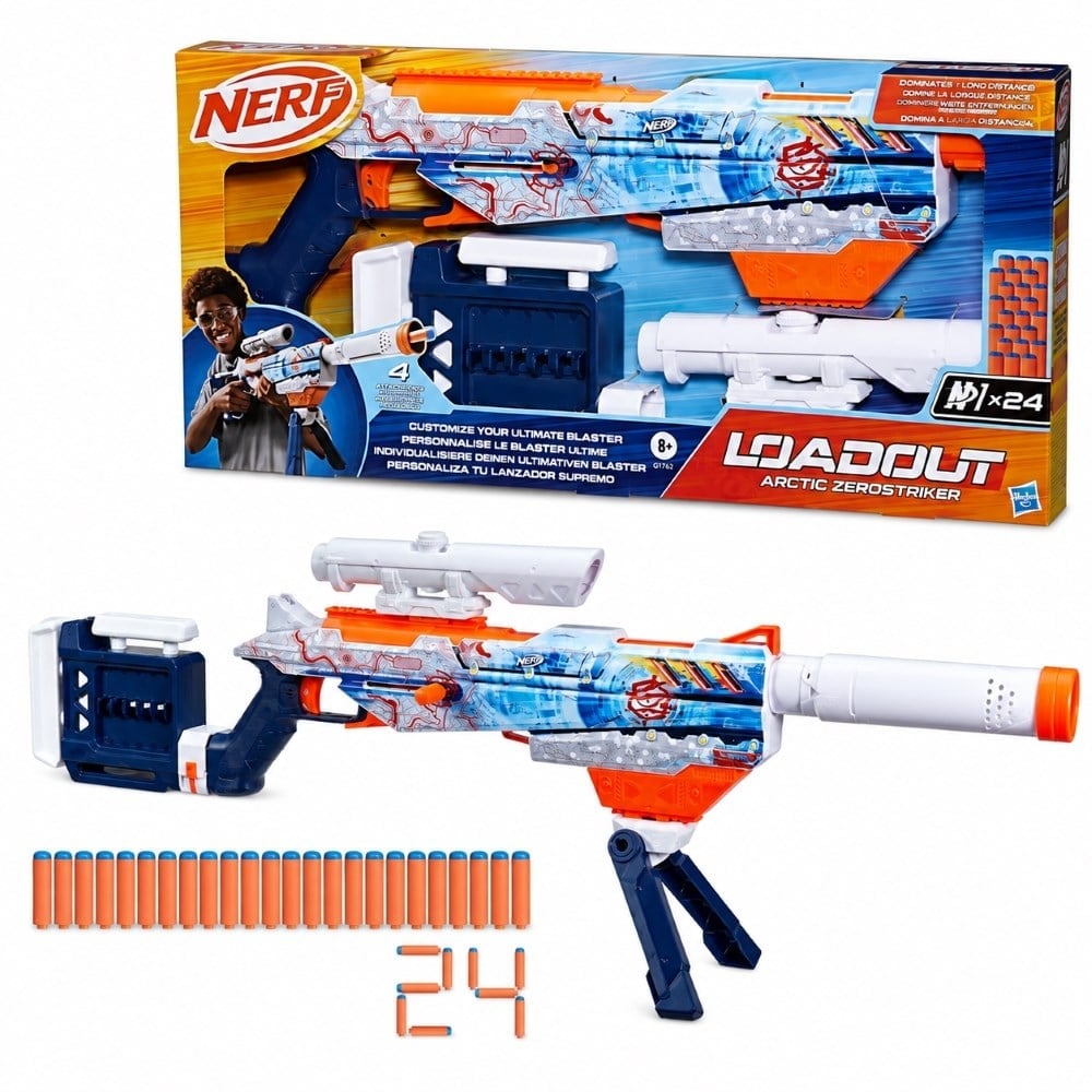  Nerf Loadout Arctic Zerostriker Dart Fırlatıcı 