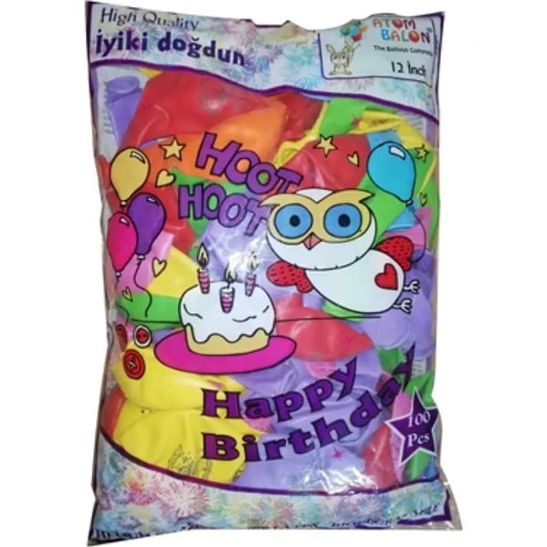 11'' BÜYÜK DOĞUM BASKILI BALON