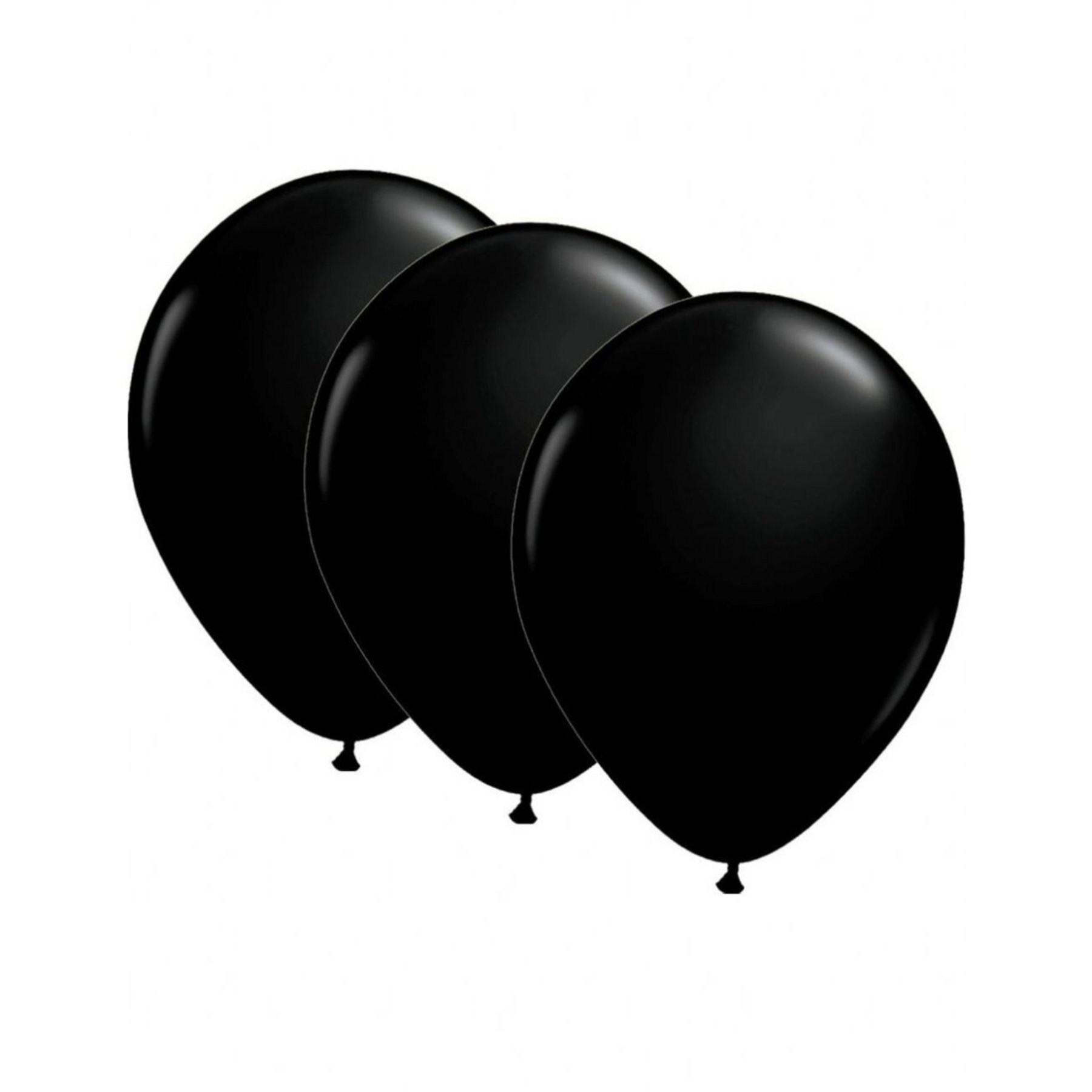 11 İnç İç Mekan Siyah Atom Balon Parti Balonu