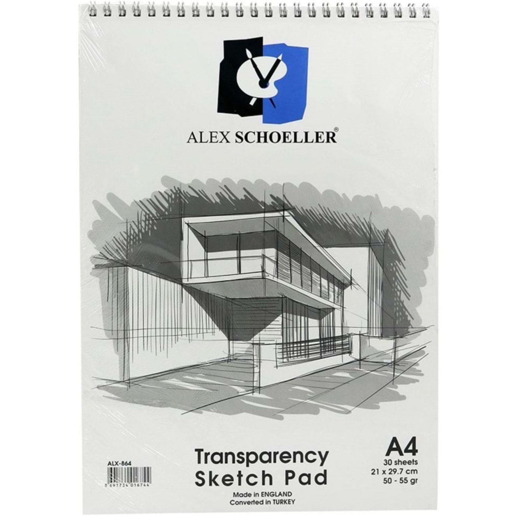 Alex Schoeller A4 Spiralli Eskiz Blok  