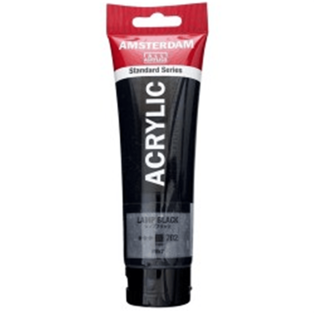 AMS AKRİLİK BOYA 120 ML LAMP BLACK