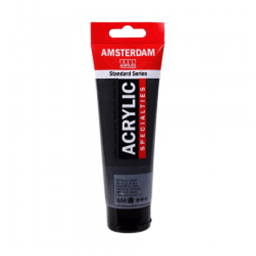 AMS AKRİLİK BOYA 120 ML METALLIC BLACK