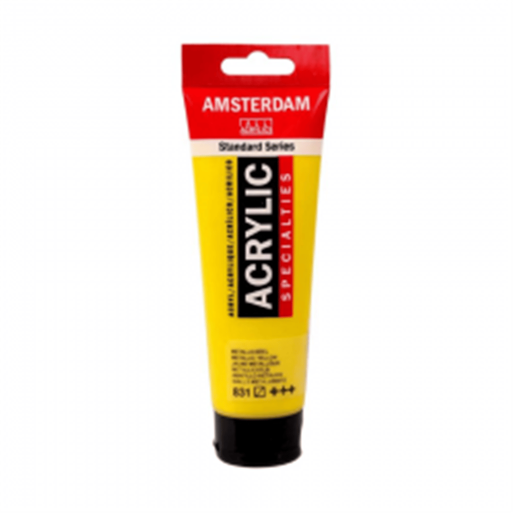 AMS AKRİLİK BOYA 120 ML METALLIC YELLOW