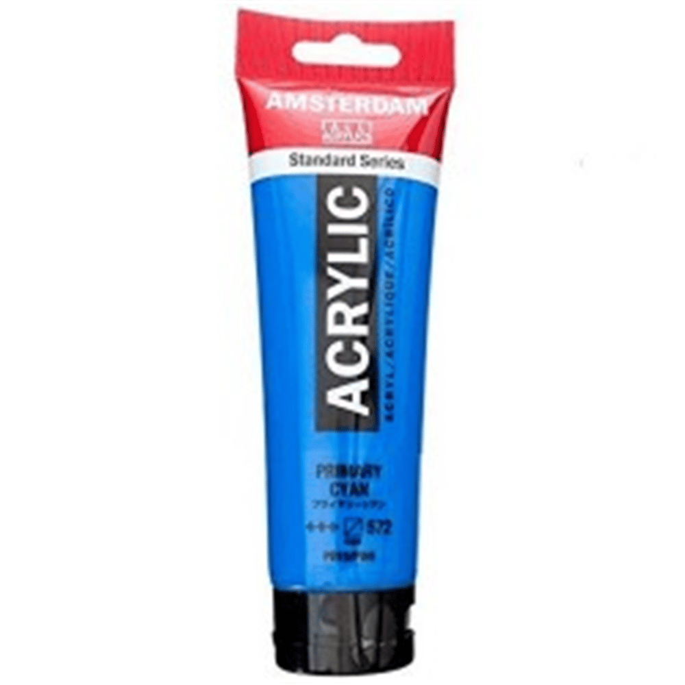 AMS AKRİLİK BOYA 120 ML PRIM.CYAN