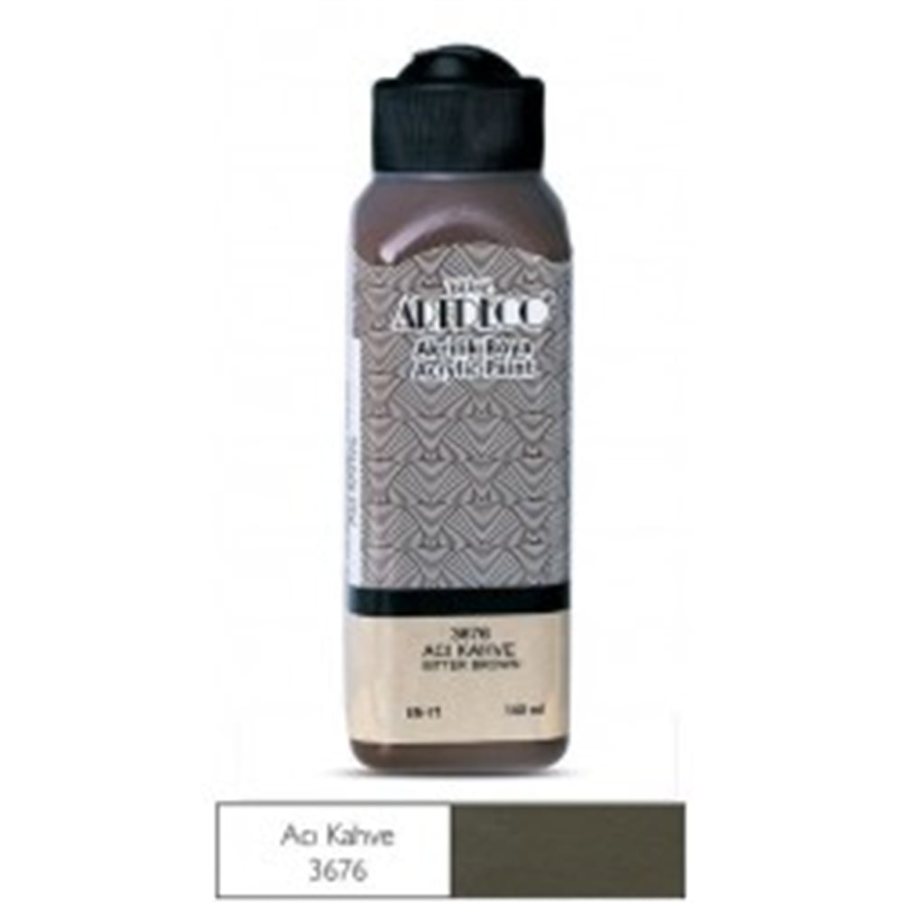 ARTDECO AKRİLİK BOYA 140ML ACI KAHVE 3676