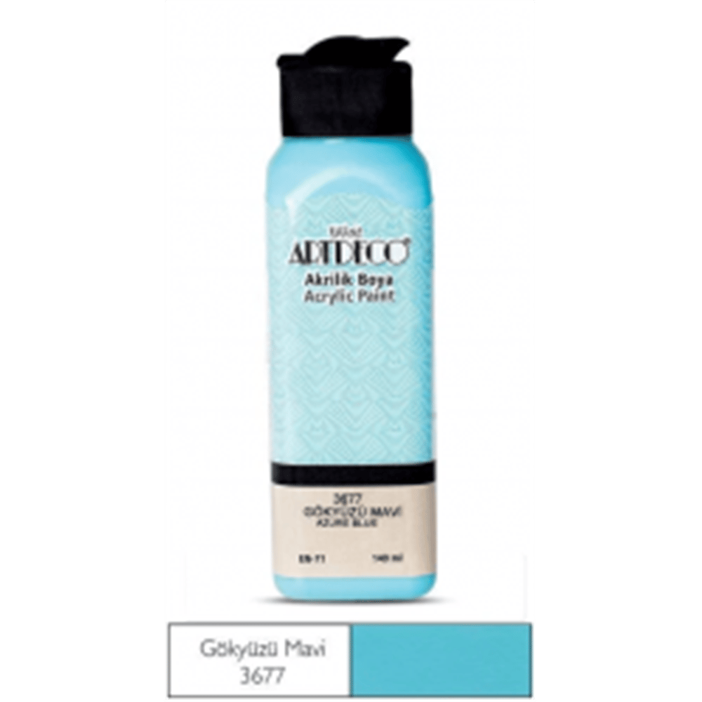ARTDECO AKRİLİK BOYA 140ML GÖKYÜZÜ MAVİ 3677
