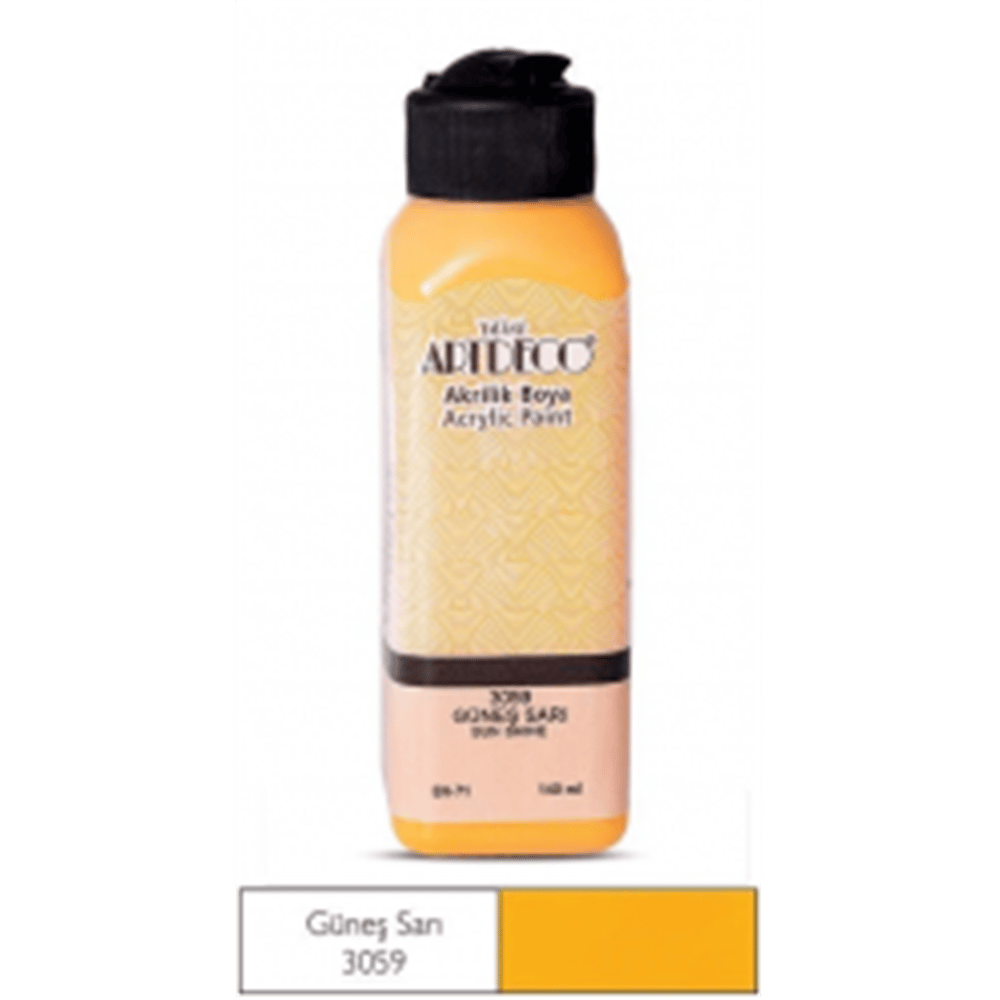 ARTDECO AKRİLİK BOYA 140ML GÜNEŞ SARI 3059