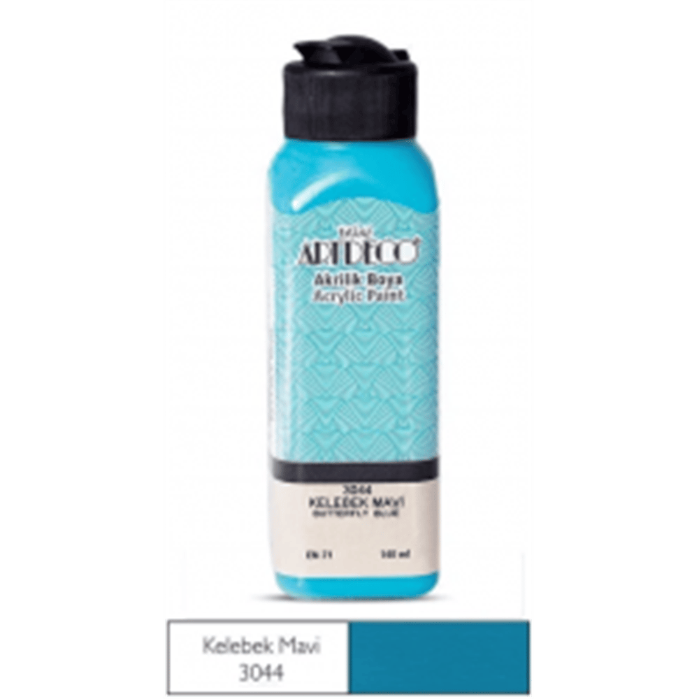ARTDECO AKRİLİK BOYA 140ML KELEBEK MAVİ 3044