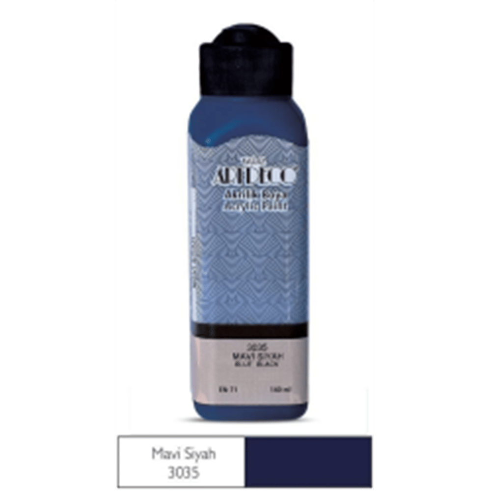 ARTDECO AKRİLİK BOYA 140ML MAVİ SİYAH 3035