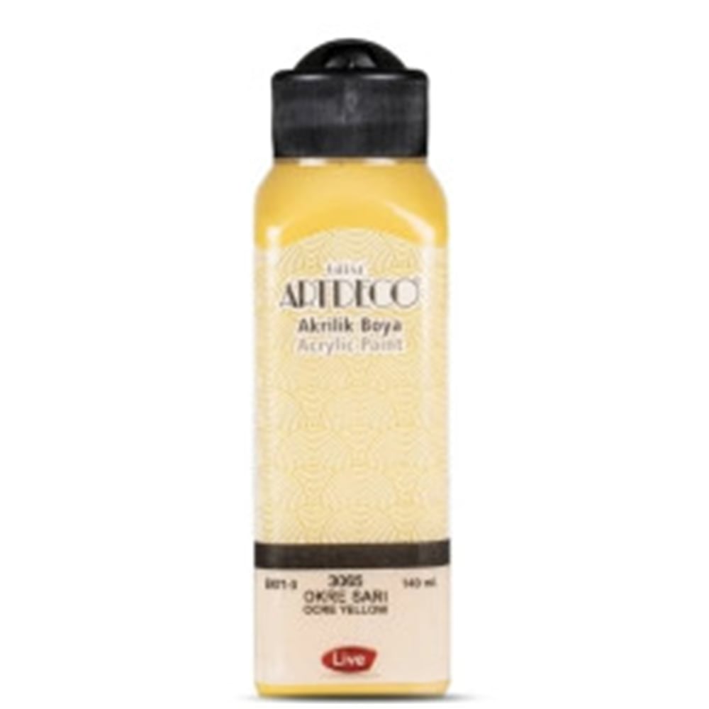 ARTDECO AKRİLİK BOYA 140ML OKRE SARI 3065
