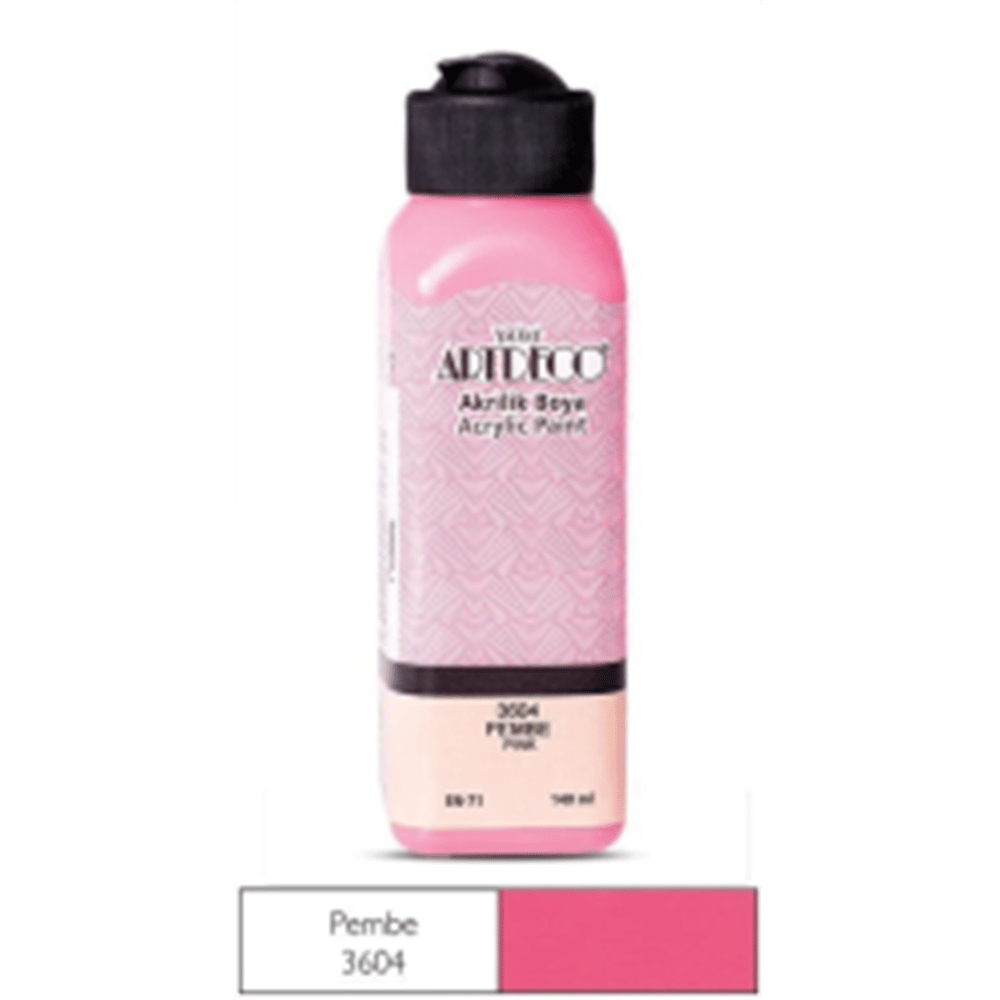 ARTDECO AKRİLİK BOYA 140ML PEMBE 3604