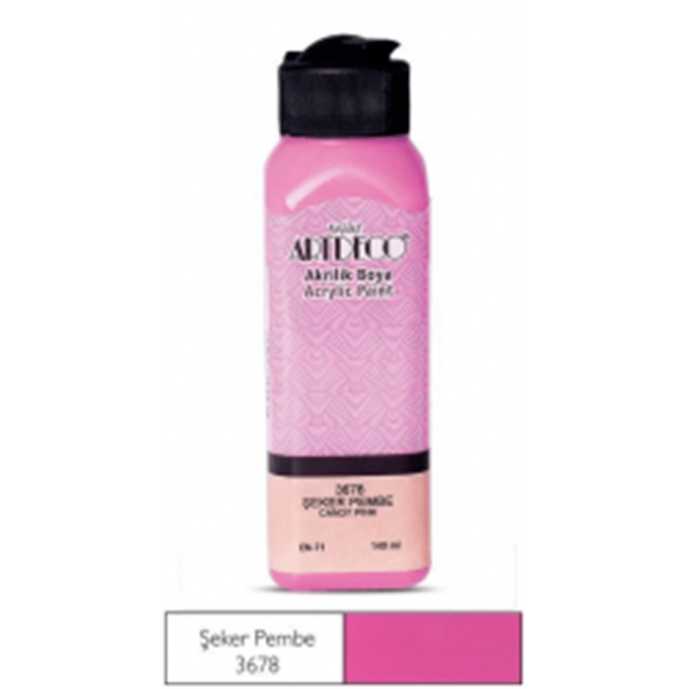 ARTDECO AKRİLİK BOYA 140ML ŞEKER PEMBE 3678