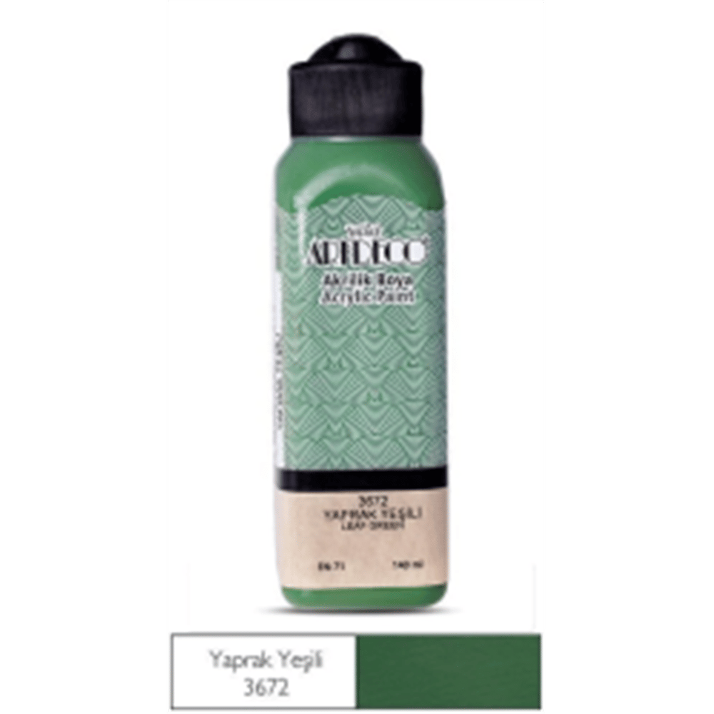ARTDECO AKRİLİK BOYA 140ML YAPRAK YEŞİLİ 3672