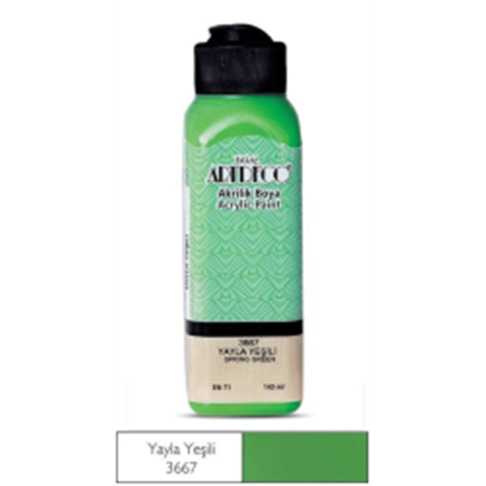 ARTDECO AKRİLİK BOYA 140ML YAYLA YEŞİLİ 3667