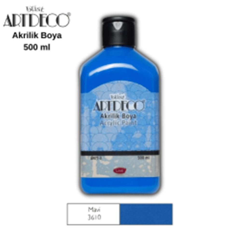 ARTDECO AKRİLİK BOYA 500ML MAVİ 3610