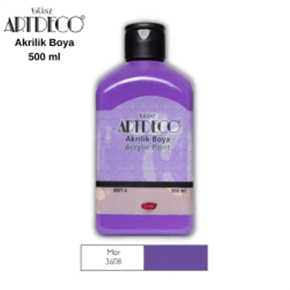 ARTDECO AKRİLİK BOYA 500ML MOR 3608