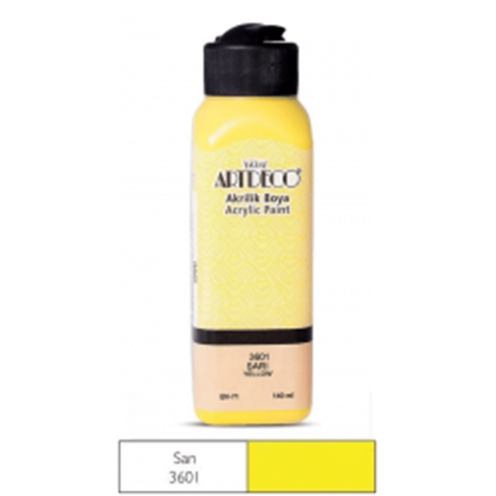 ARTDECO AKRİLİK BOYA 500ML SARI 3601
