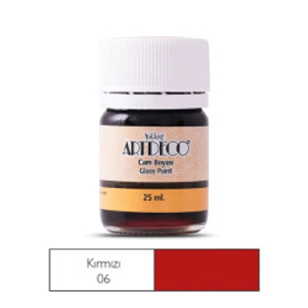 ARTDECO CAM BOYASI 25ML KIRMIZI 06