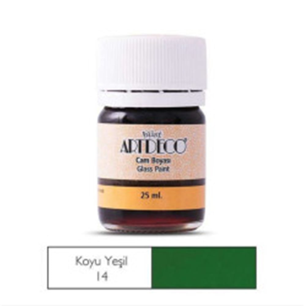 ARTDECO CAM BOYASI 25ML KOYU YEŞİL 14