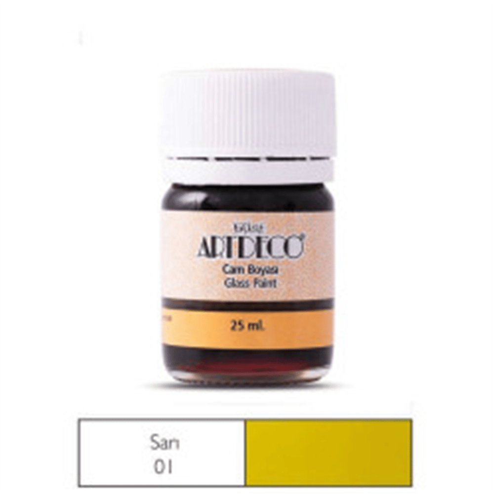 ARTDECO CAM BOYASI 25ML SARI 01