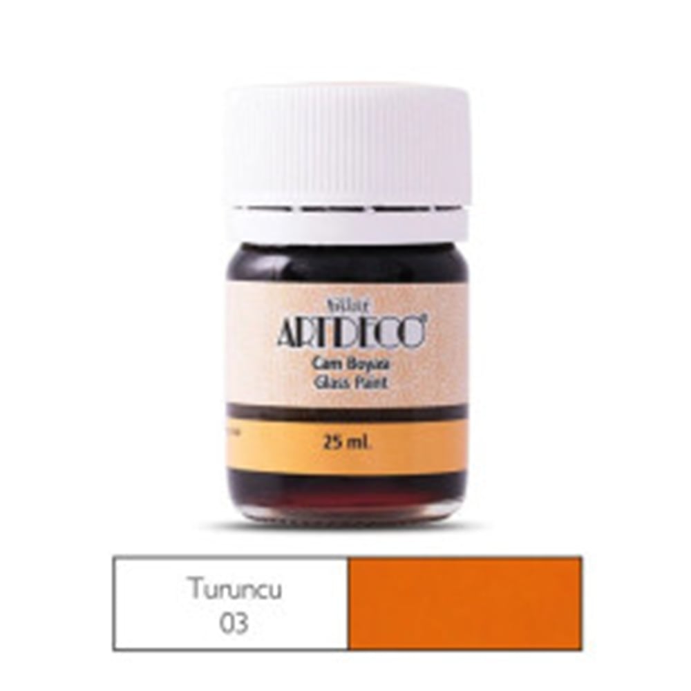 ARTDECO CAM BOYASI 25ML TURUNCU 03