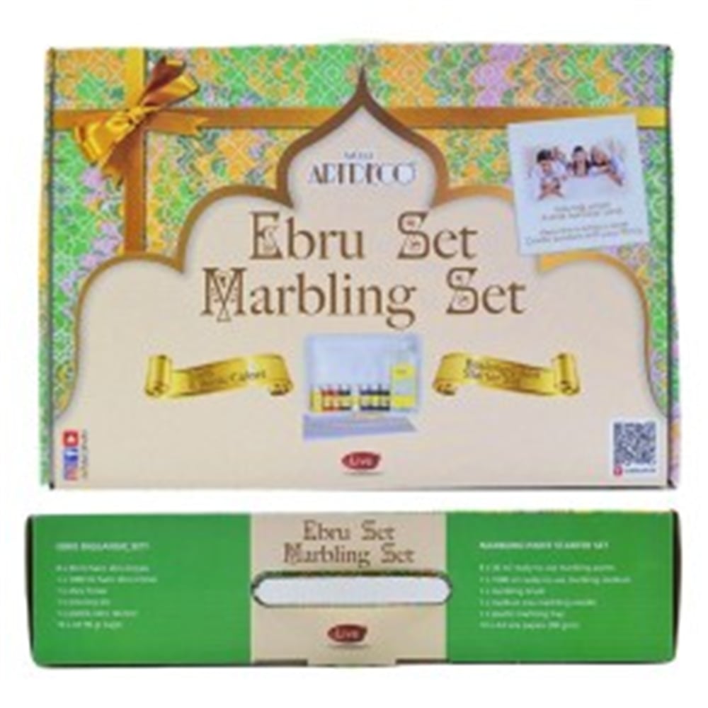 ARTDECO EBRU BAŞLANGIÇ SETİ (A4 TEKNELİ) 8X30ML