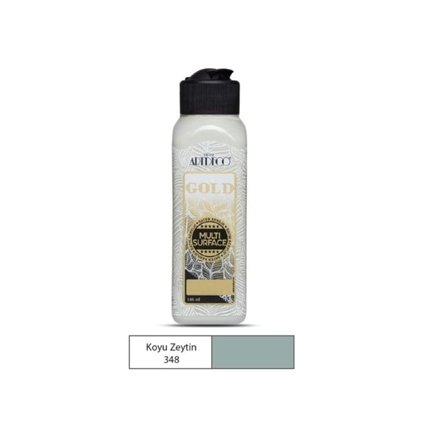 Artdeco Gold Multi Surface 140 ml Koyu Zeytin Çok Yüzeyli Akrilik Boya