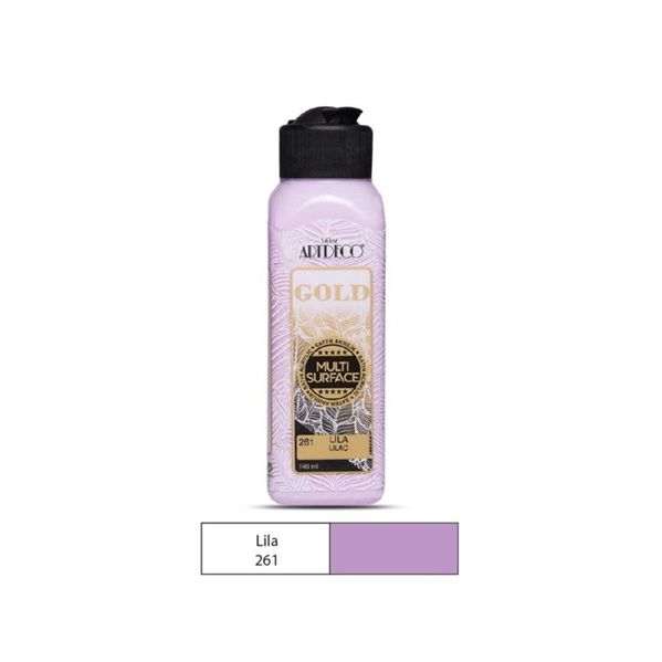 Artdeco Gold Multi Surface 140 ml Lila Çok Yüzeyli Akrilik Boya