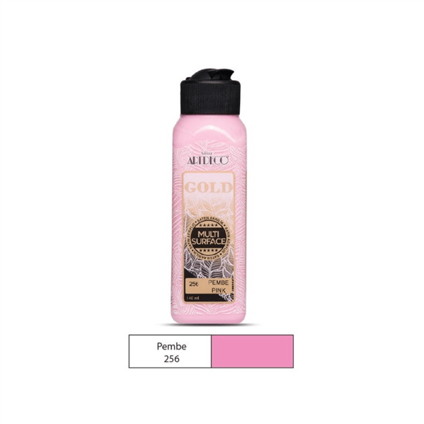 Artdeco Gold Multi Surface 140 ml Pembe Çok Yüzeyli Akrilik Boya