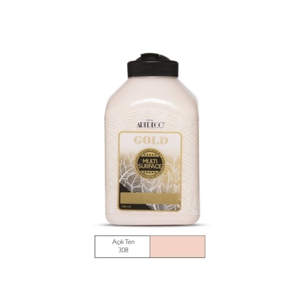 Artdeco Gold Multi Surface 500 ml Açık Ten Çok Yüzeyli Akrilik Boya