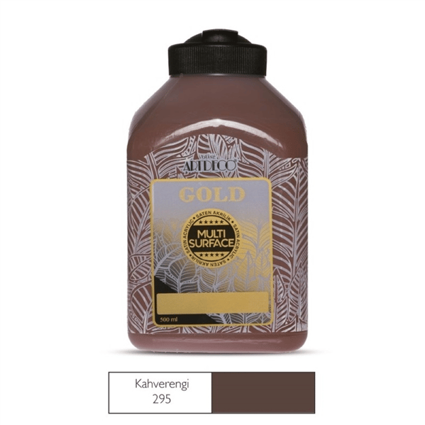 Artdeco Gold Multi Surface 500 ml Kahverengi Çok Yüzeyli Akrilik Boya