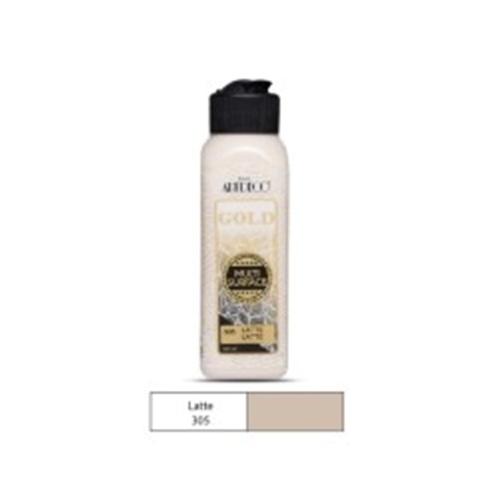 ARTDECO GOLD MULTİ-SURFACE AKRİLİK BOYA 140 ML LATTE