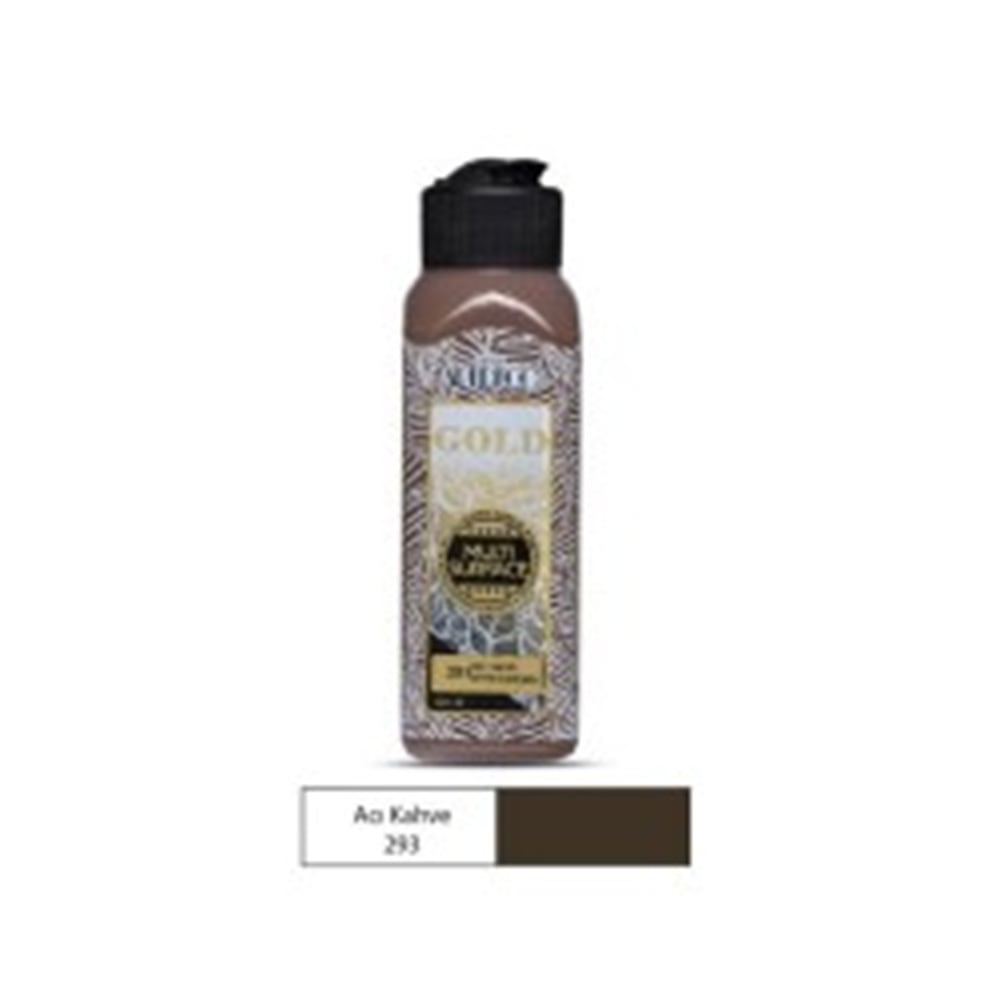 ARTDECO GOLD MULTİ-SURFACE AKRİLİK BOYA 140 ML ACI KAHVE