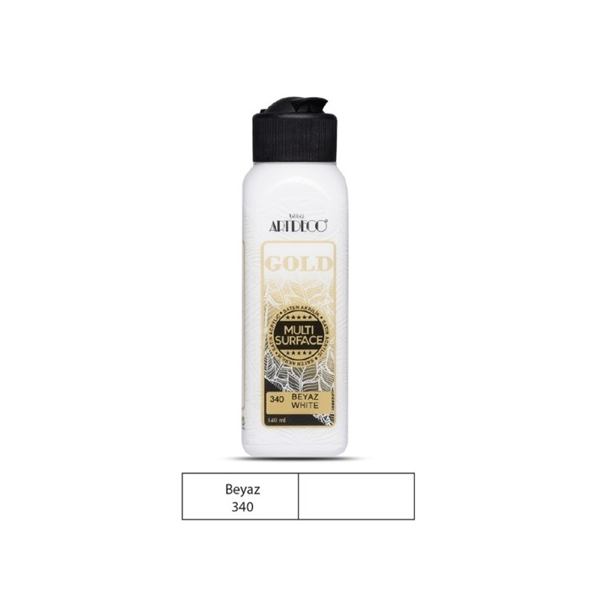 ARTDECO GOLD MULTİ-SURFACE AKRİLİK BOYA 140 ML BEYAZ