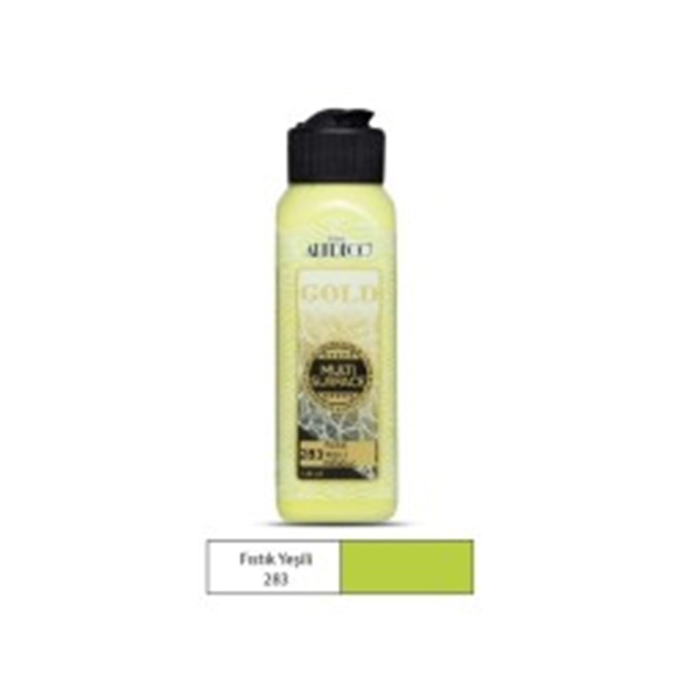 ARTDECO GOLD MULTİ-SURFACE AKRİLİK BOYA 140 ML FISTIK YEŞİLİ