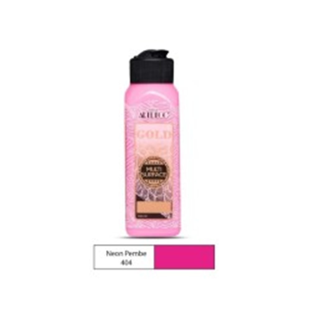 ARTDECO GOLD MULTİ-SURFACE AKRİLİK BOYA 140 ML NEON PEMBE