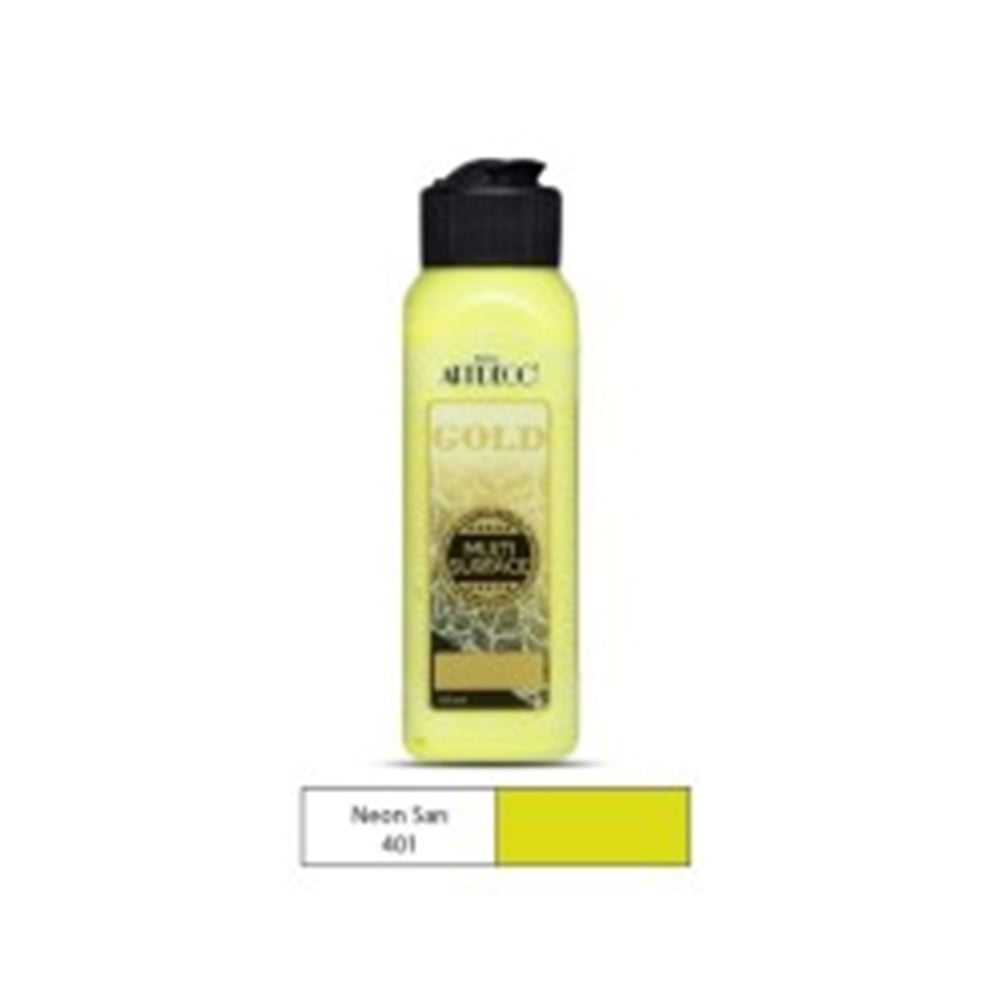 ARTDECO GOLD MULTİ-SURFACE AKRİLİK BOYA 140 ML NEON SARI