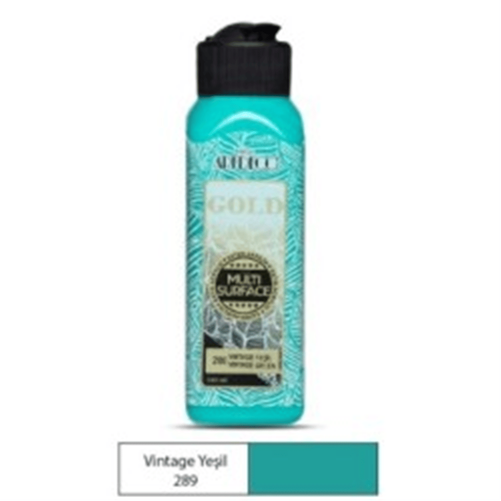ARTDECO GOLD MULTİ-SURFACE AKRİLİK BOYA 140 ML VİNTAGE YEŞİL