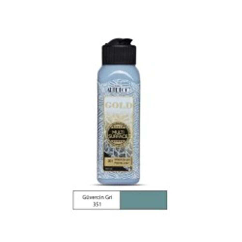 ARTDECO GOLD MULTİ-SURFACE AKRİLİK BOYA 140 ML GÜVERCİN GRİ