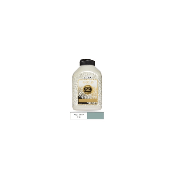 ARTDECO GOLD MULTİ-SURFACE AKRİLİK BOYA 500 ML KOYU ZEYTİN