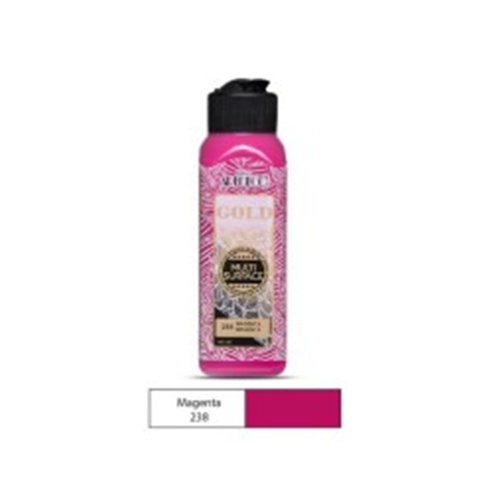 ARTDECO GOLD MULTİ-SURFACE AKRİLİK BOYA 140 ML MAGENTA