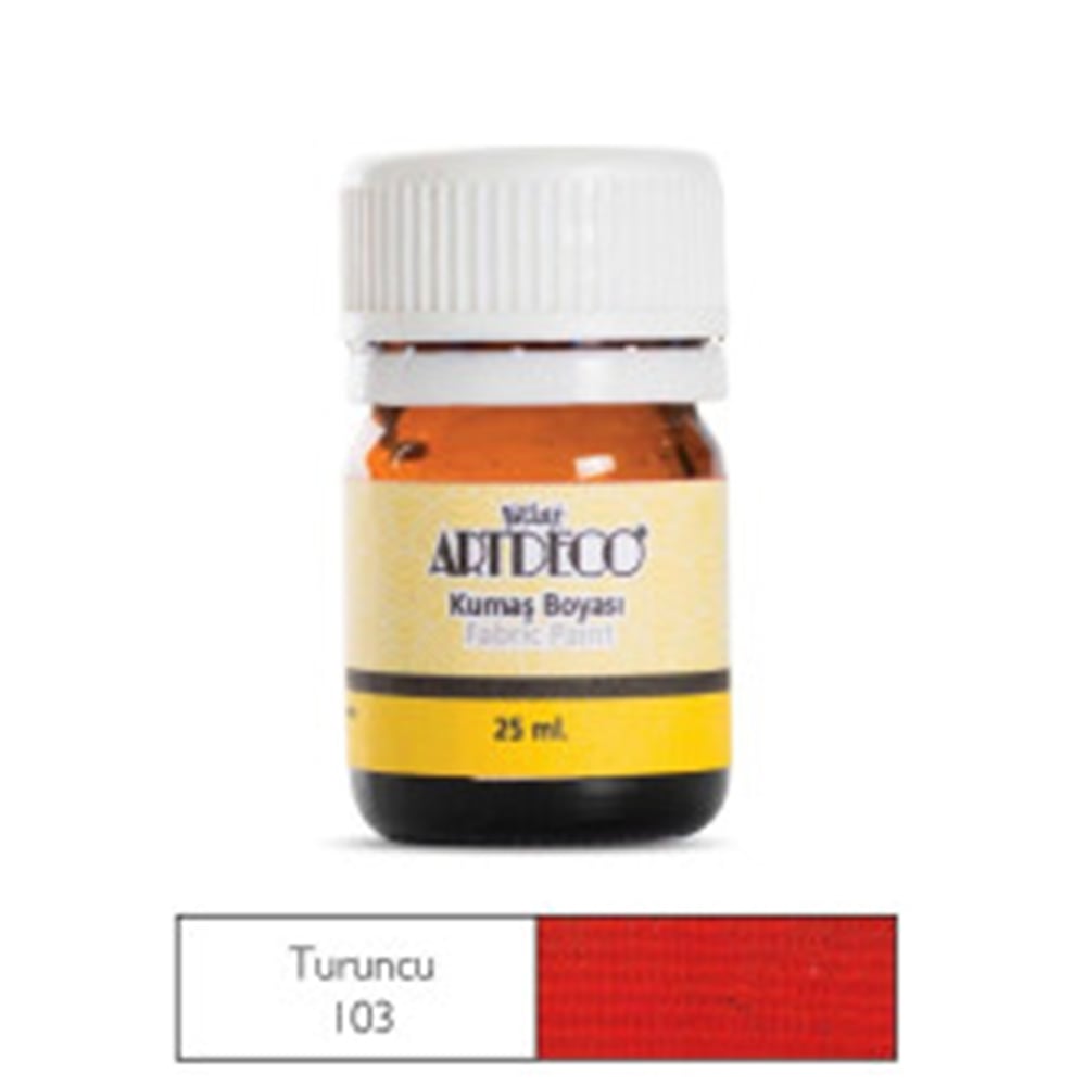 ARTDECO KUMAŞ BOYASI 25ML TURUNCU 103