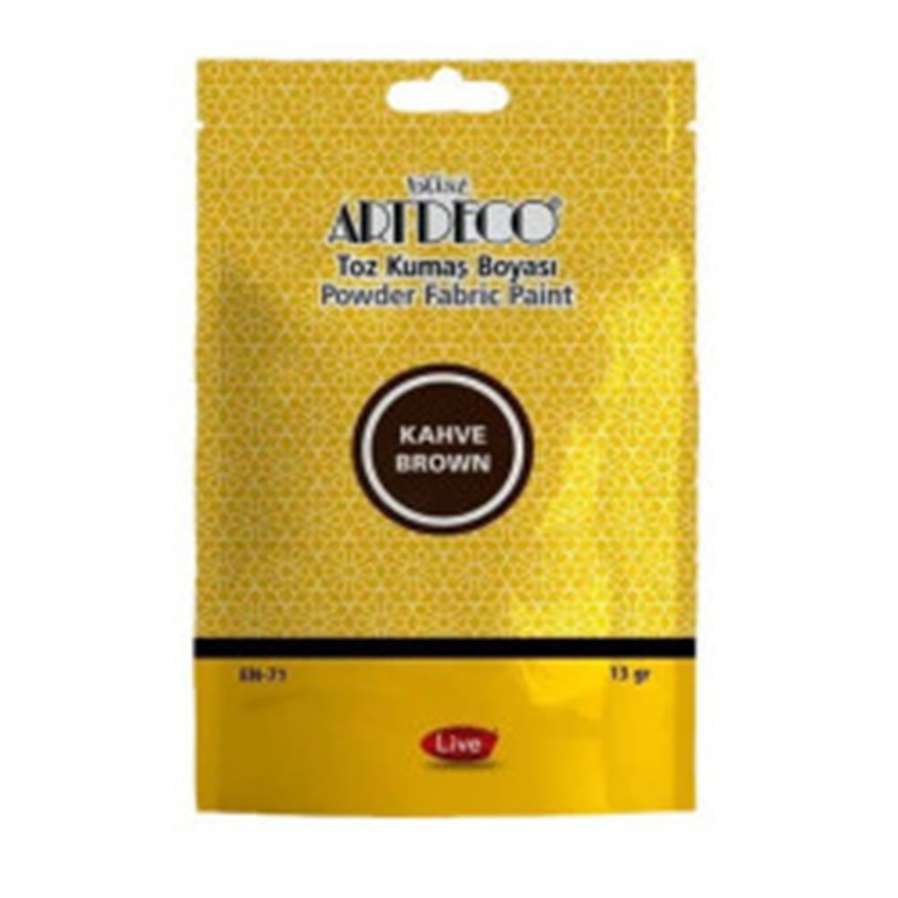 ARTDECO TOZ KUMAŞ BOYASI 13GR KAHVE 1115