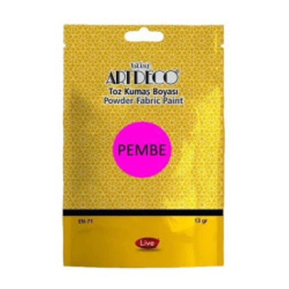 ARTDECO TOZ KUMAŞ BOYASI 13GR PEMBE 1127