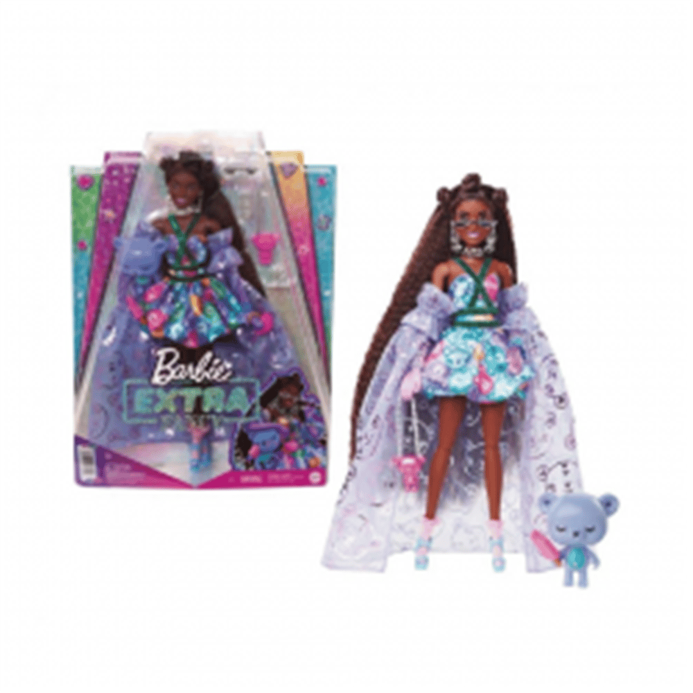 BARBIE EXTRA FANCY - MOR KOSTÜMLÜ BEBEK