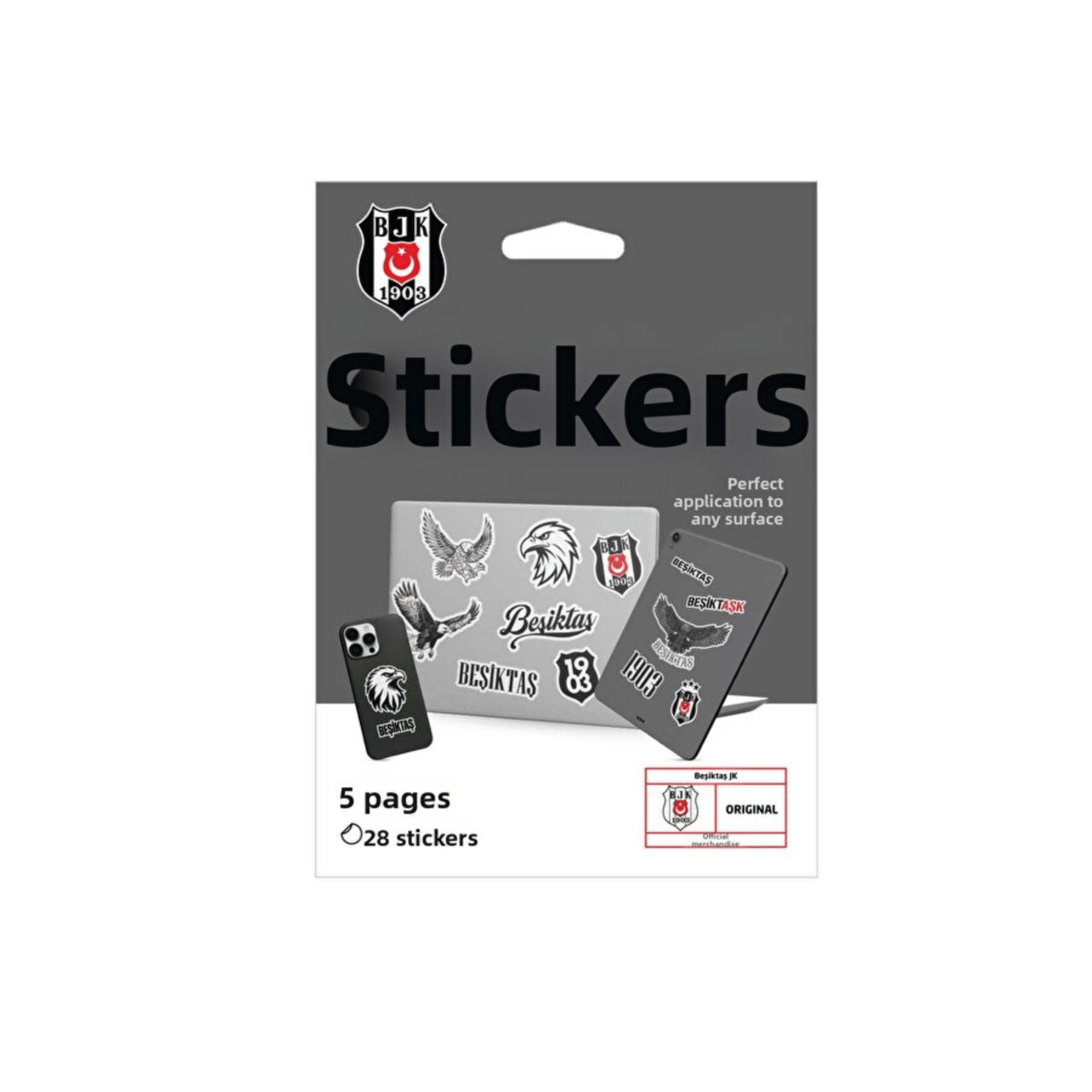 BEŞİKTAŞ GRİ STİCKER