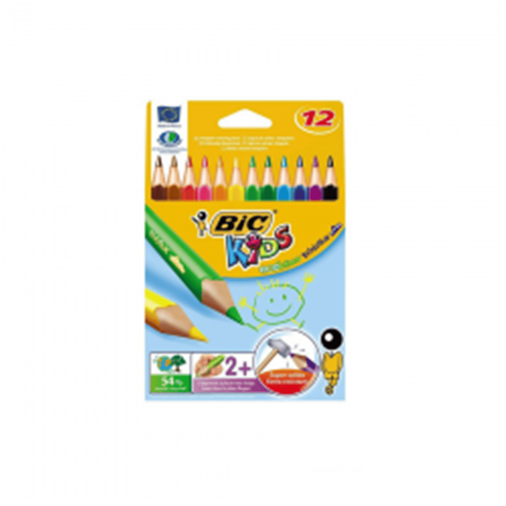 BİC KURU BOYA 12 RENK 82973511 EVOLUTİON JUMBO 1632 ÜÇGEN