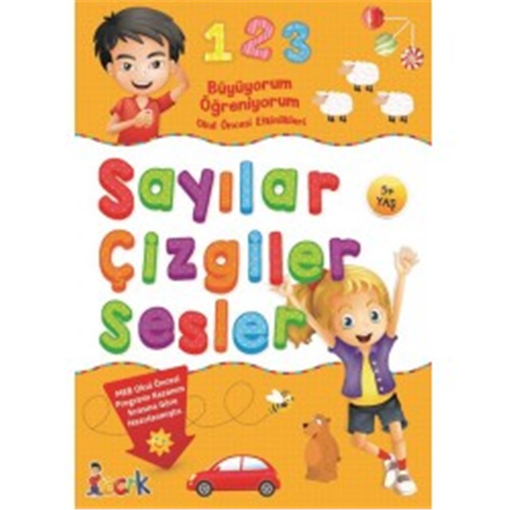 BICIRIK BÜYÜYORUM ÖĞRENİYORUM SAYILAR ÇİZGİLER SESLER